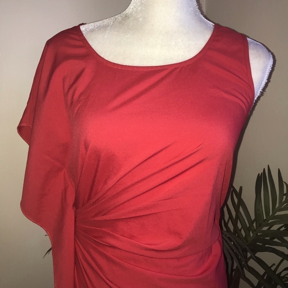 Ya Los Angeles Surplice Poly Dress - Picture 2 of 6